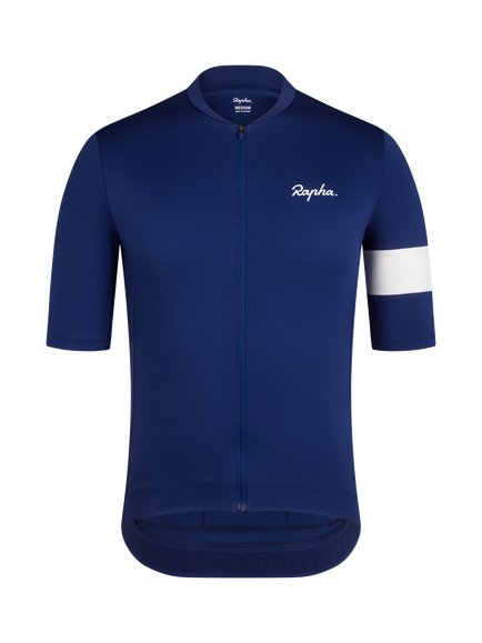 Rapha Men's Core Jersey, Navy/White, Navy/White