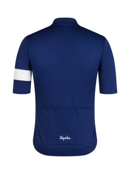 Rapha Men's Core Jersey, Navy/White - view 2, Navy/White