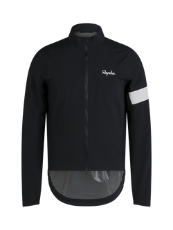 Rapha Waterproof Cycling Jacket, Black/White, Black/White