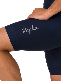 Rapha Men's CBF01 Cycling Shorts, Dark Navy, Dark Navy/White