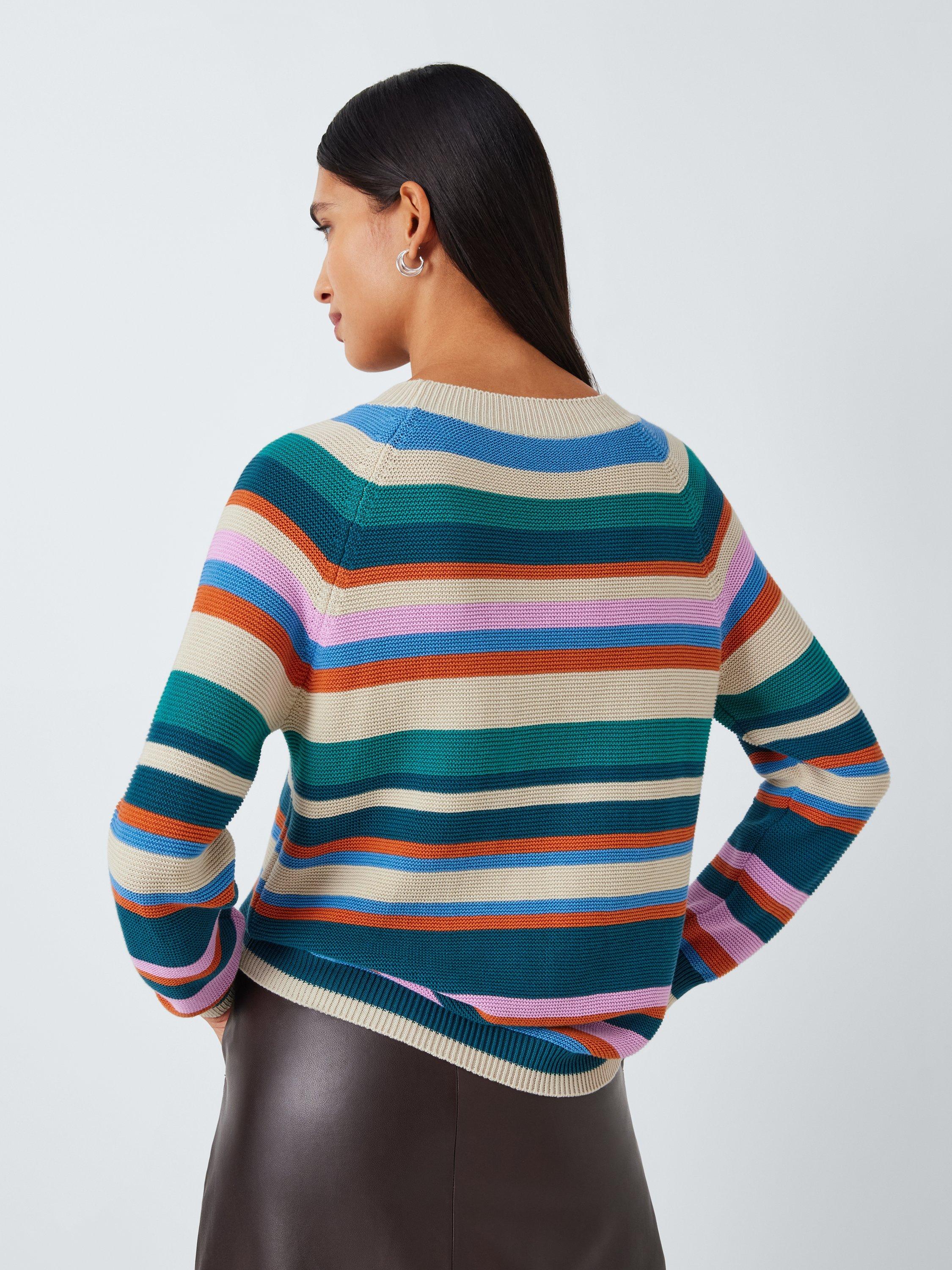 Product image 2 of 6, which shows Weekend MaxMara Linz Stripe Jumper, Multi, S