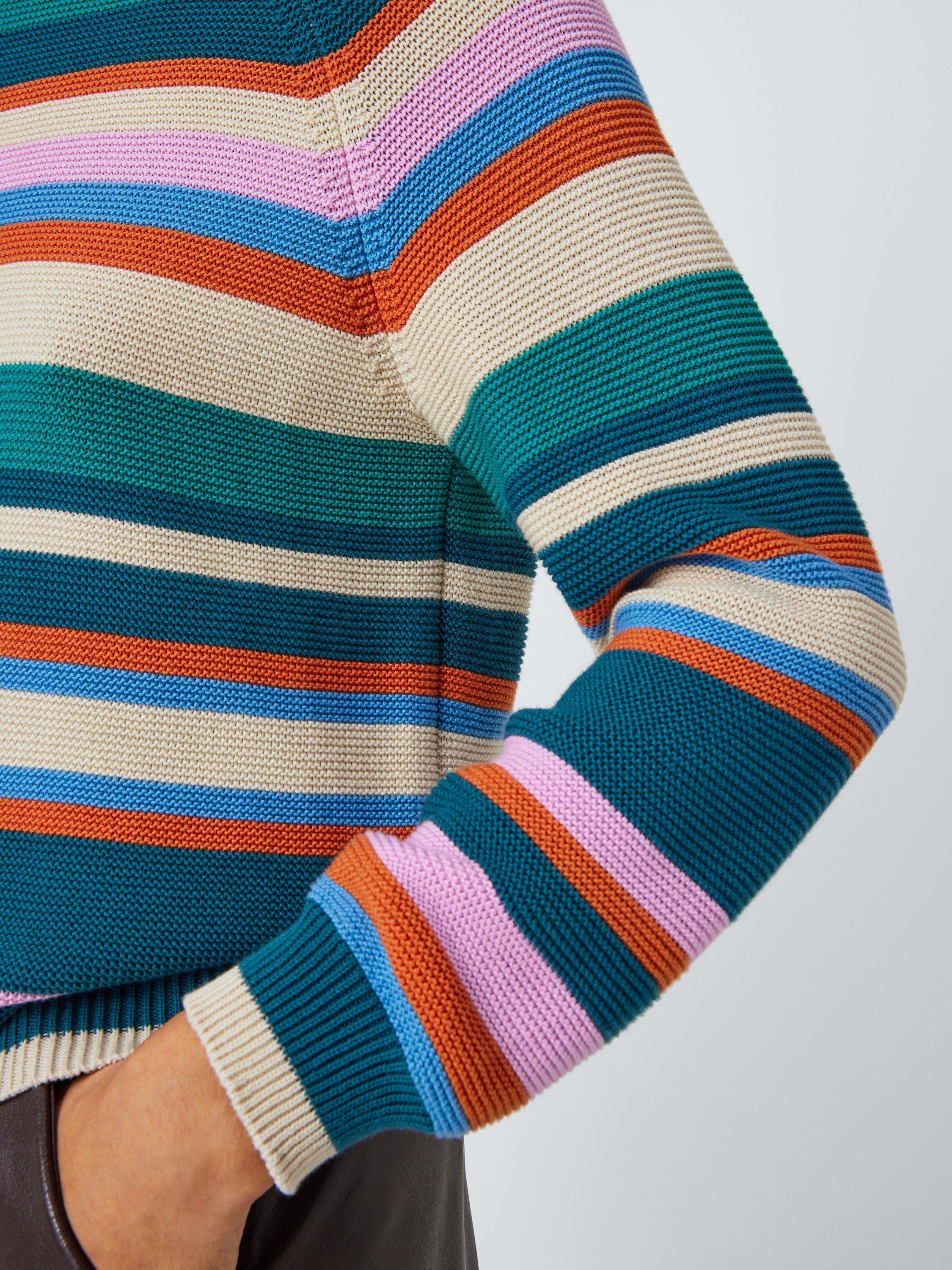 Product image 5 of 6, which shows Weekend MaxMara Linz Stripe Jumper, Multi, S