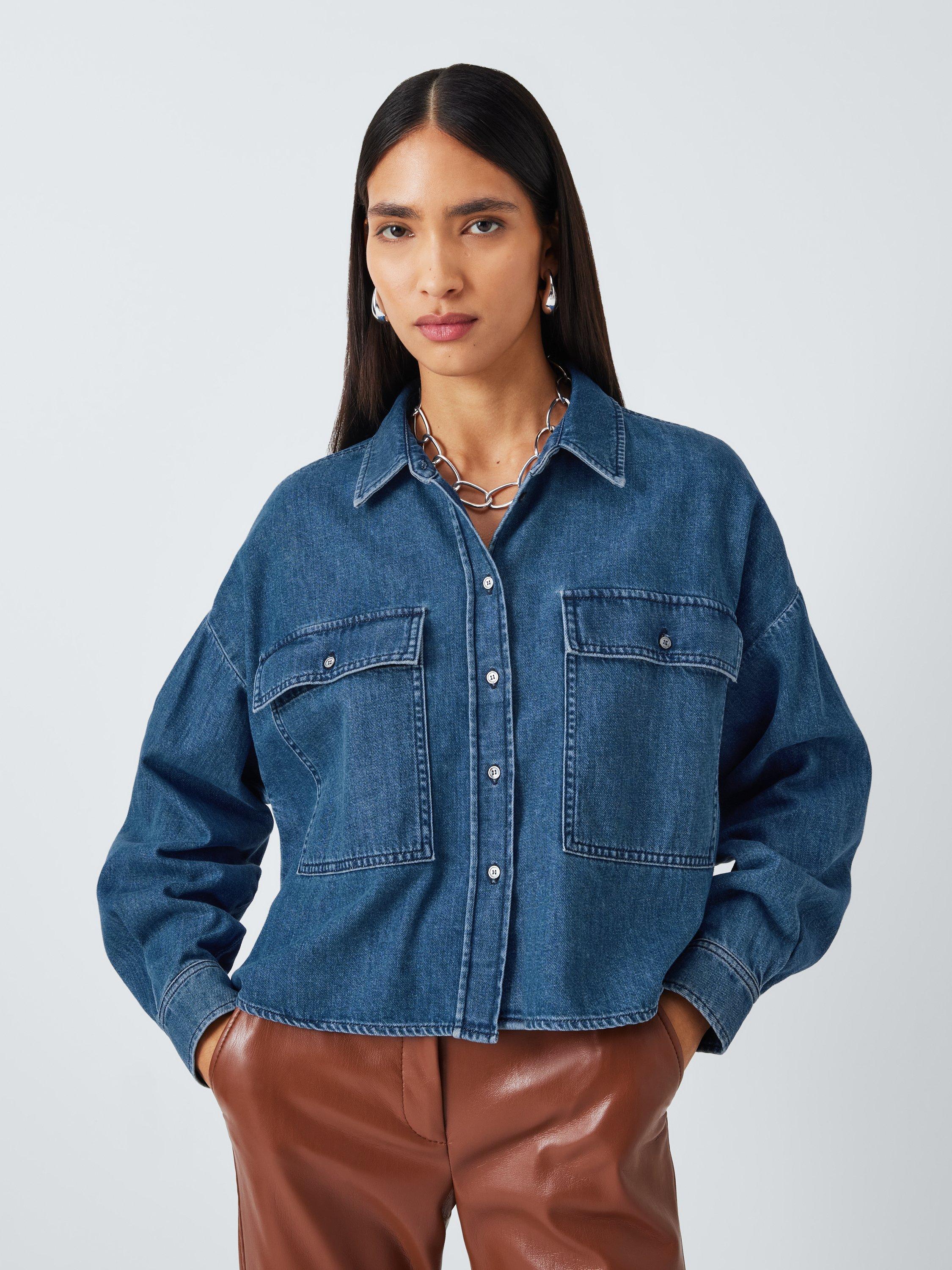Weekend MaxMara Zemira Denim Shirt, Navy