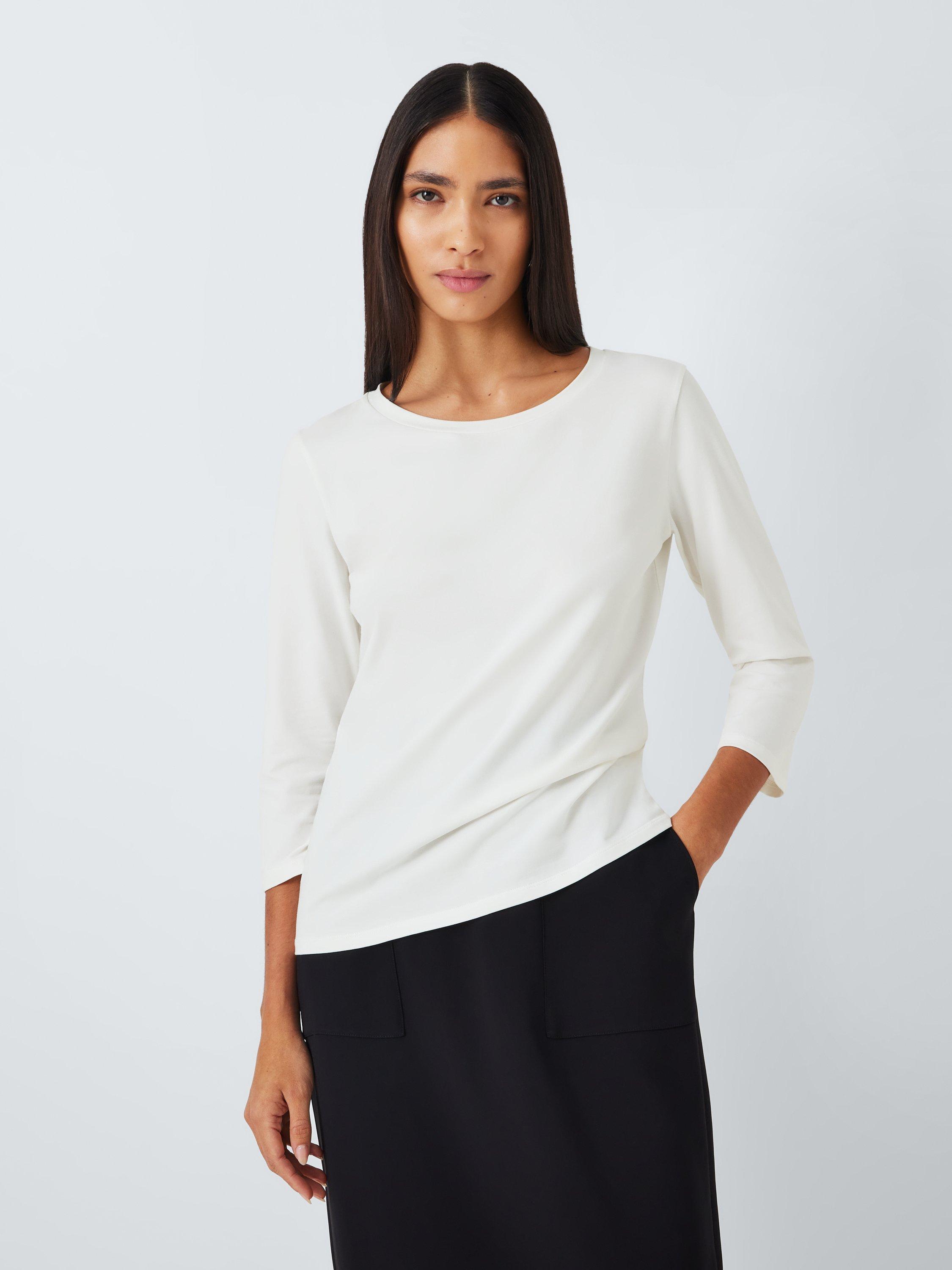 Weekend MaxMara Multia Wide Neck Top, White