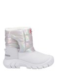 Hunter Kids' Big Kids Intrepid Snow Boot, Patter Grey/Rainbow