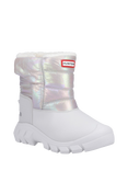 Hunter Kids' Big Kids Intrepid Snow Boot, Patter Grey/Rainbow