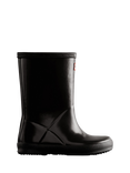 Hunter Kids' First Classic Gloss Wellington Boots, Black