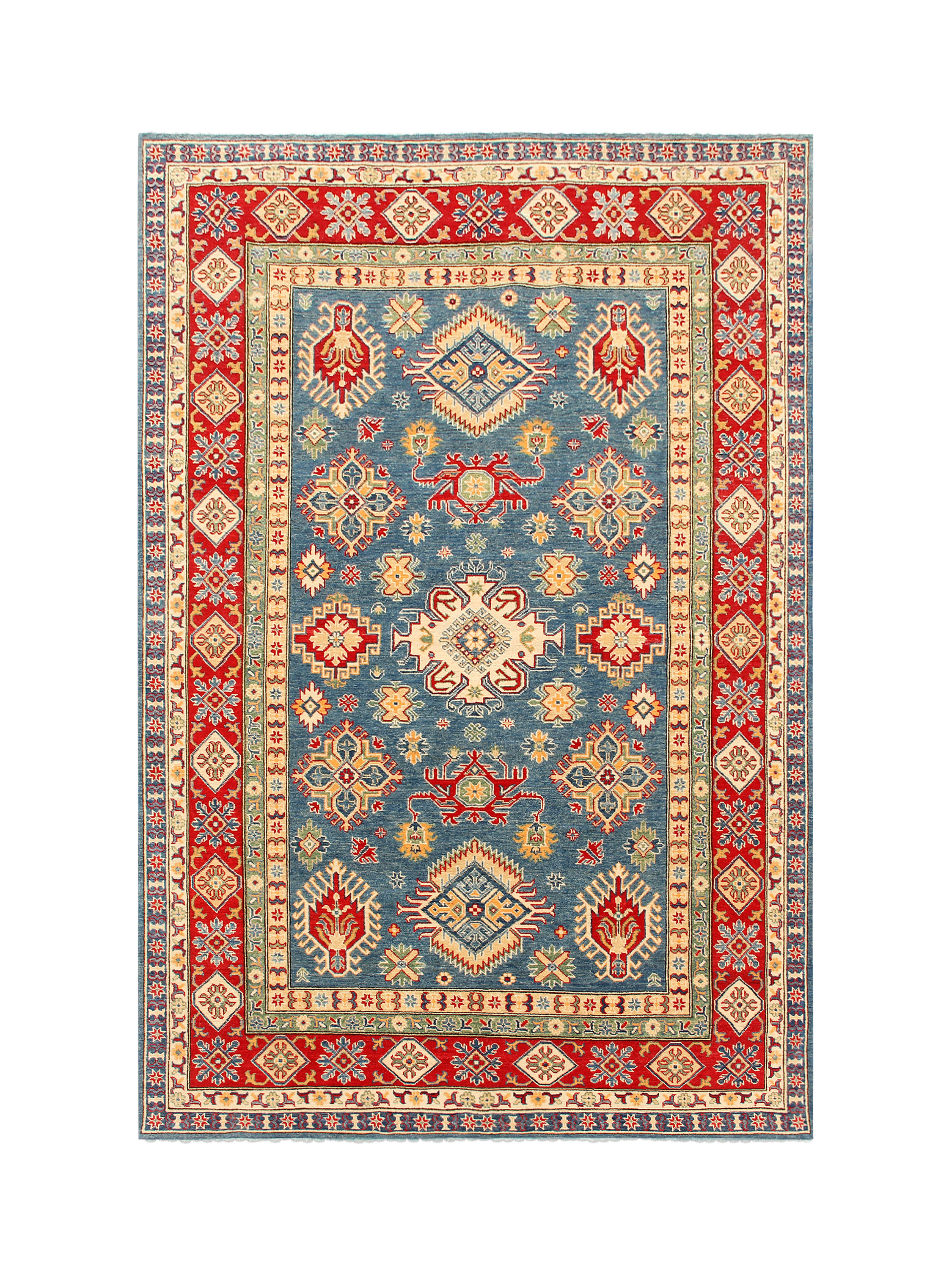 Gooch Oriental Kazak Rug, Blue, L241 x W169cm