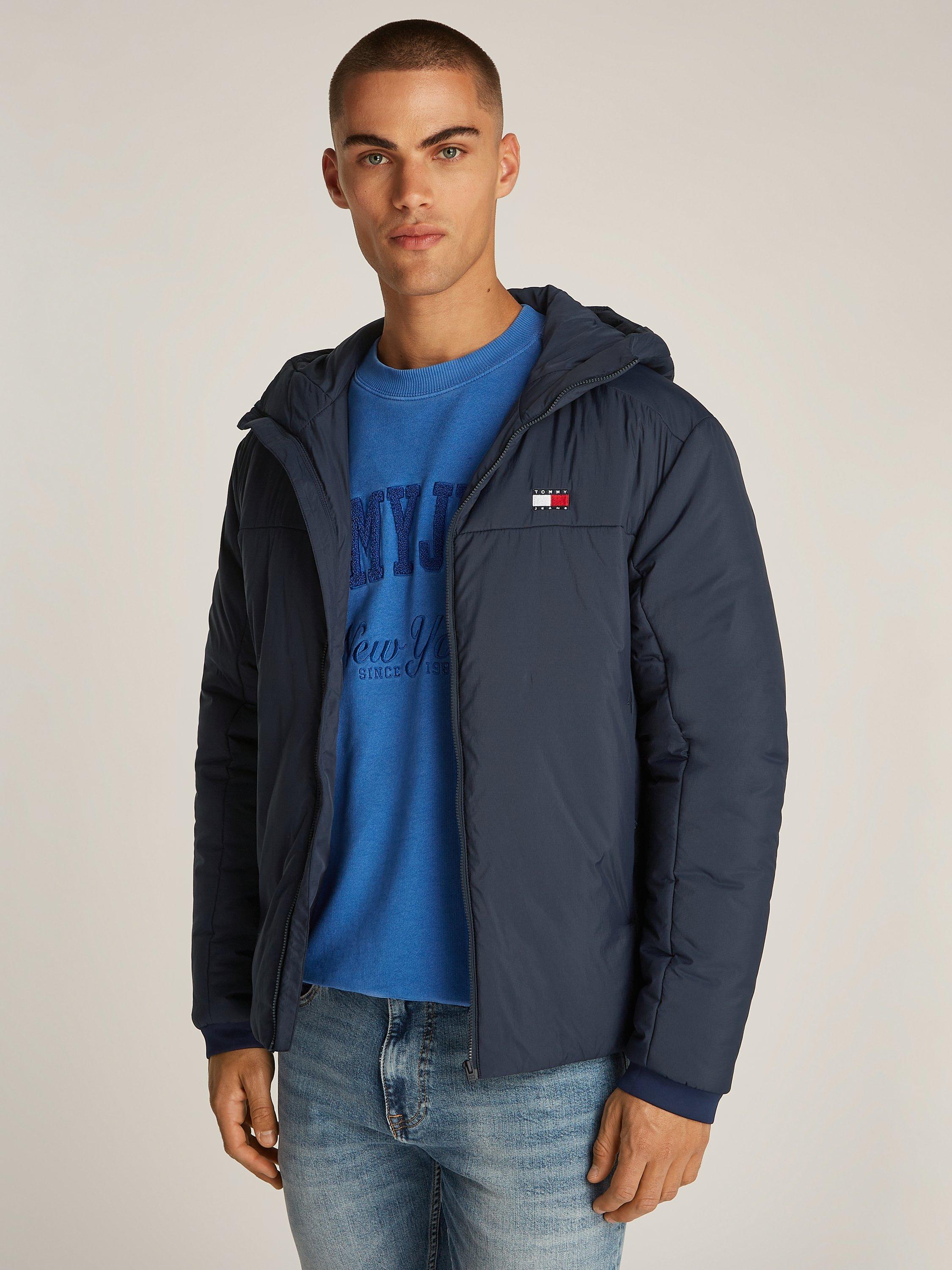 Product image 1 of 6, which shows Tommy Jeans Light Windbreaker Jacket, Dark Navy, XS