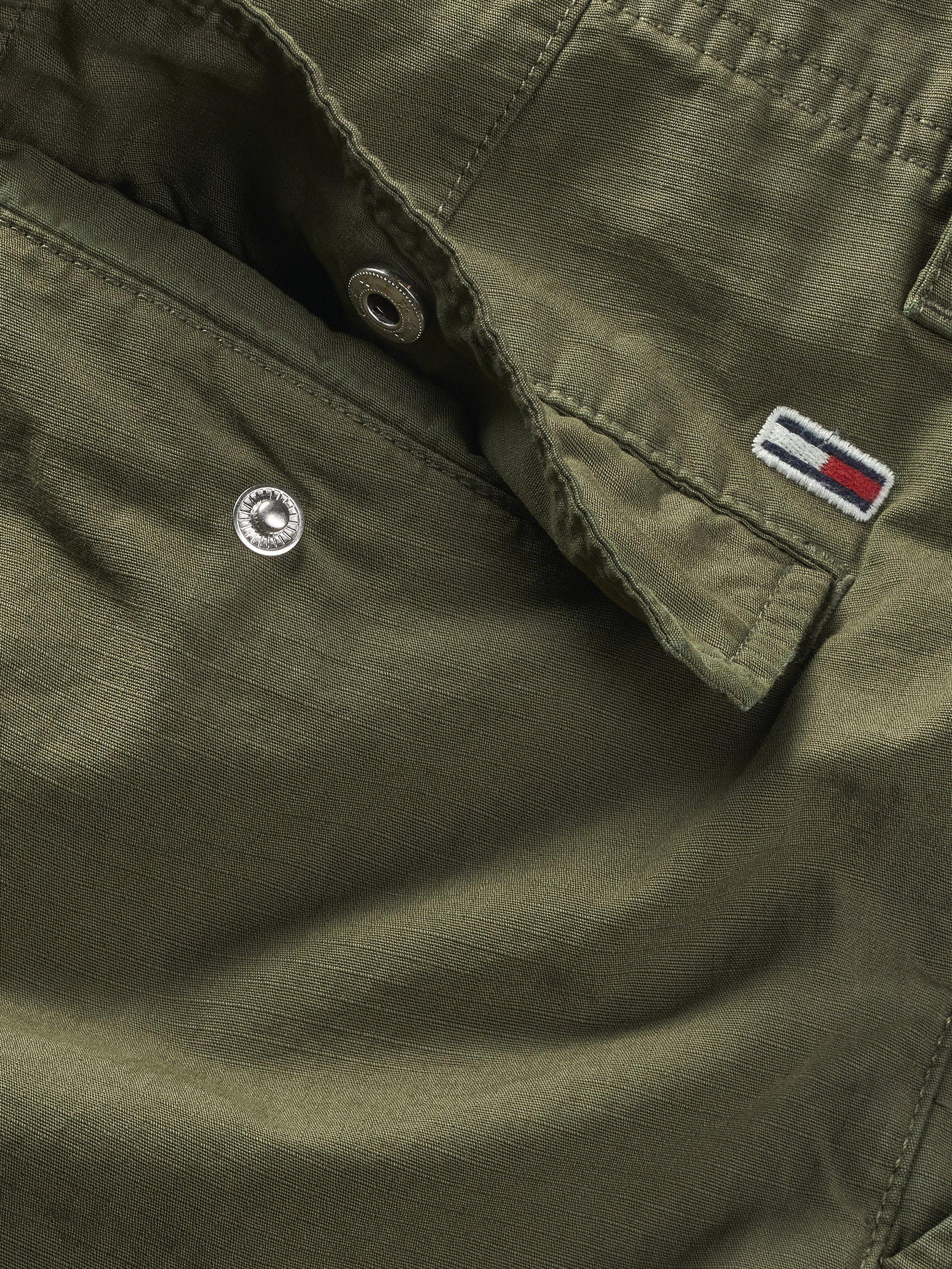 Product image 3 of 6, which shows Tommy Jeans Cargo Trousers, Fatigue Green, 30R