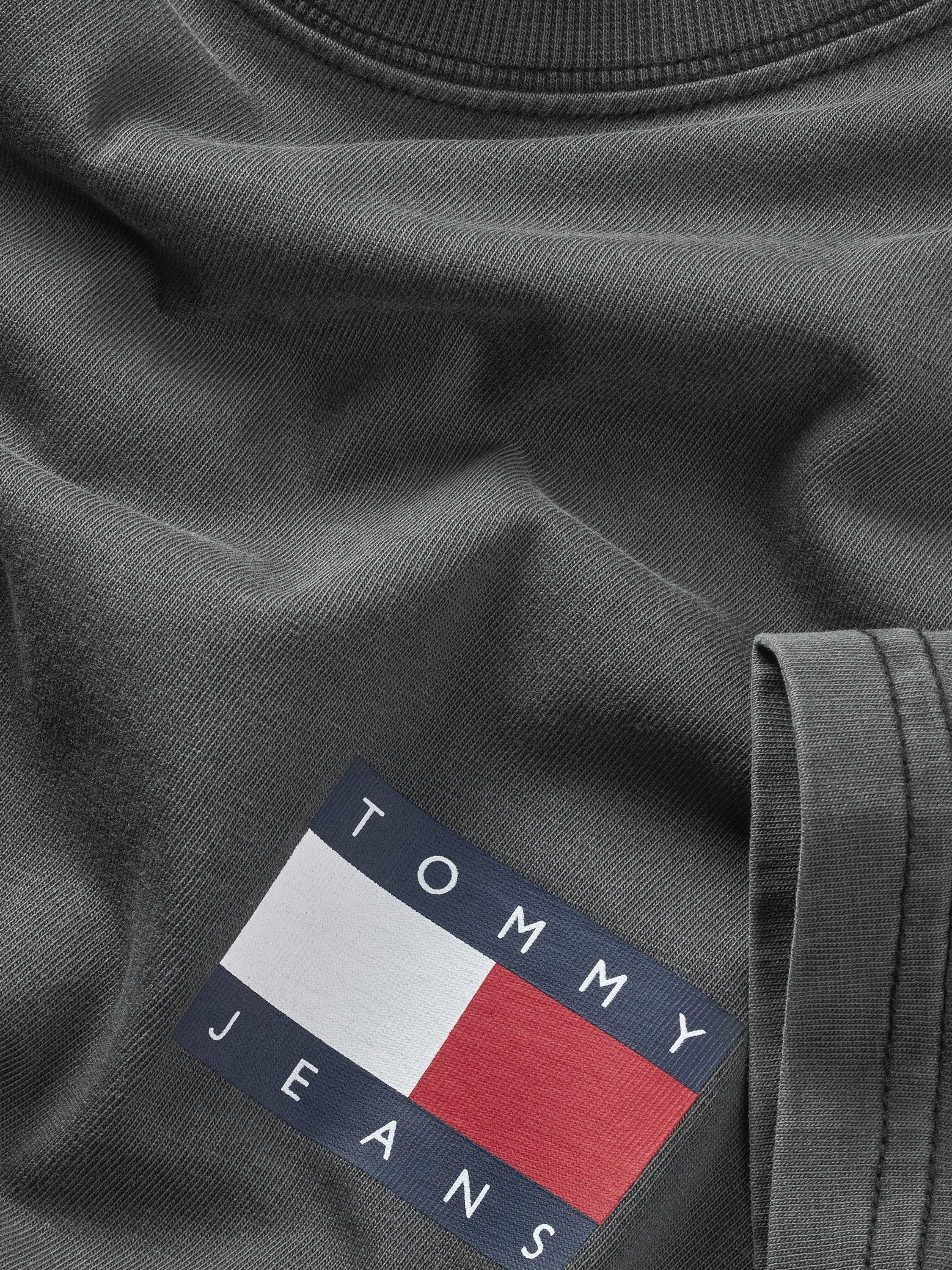 Product image 6 of 7, which shows Tommy Jeans Regular Fit Short Sleeve  T-Shirt, Black, XS