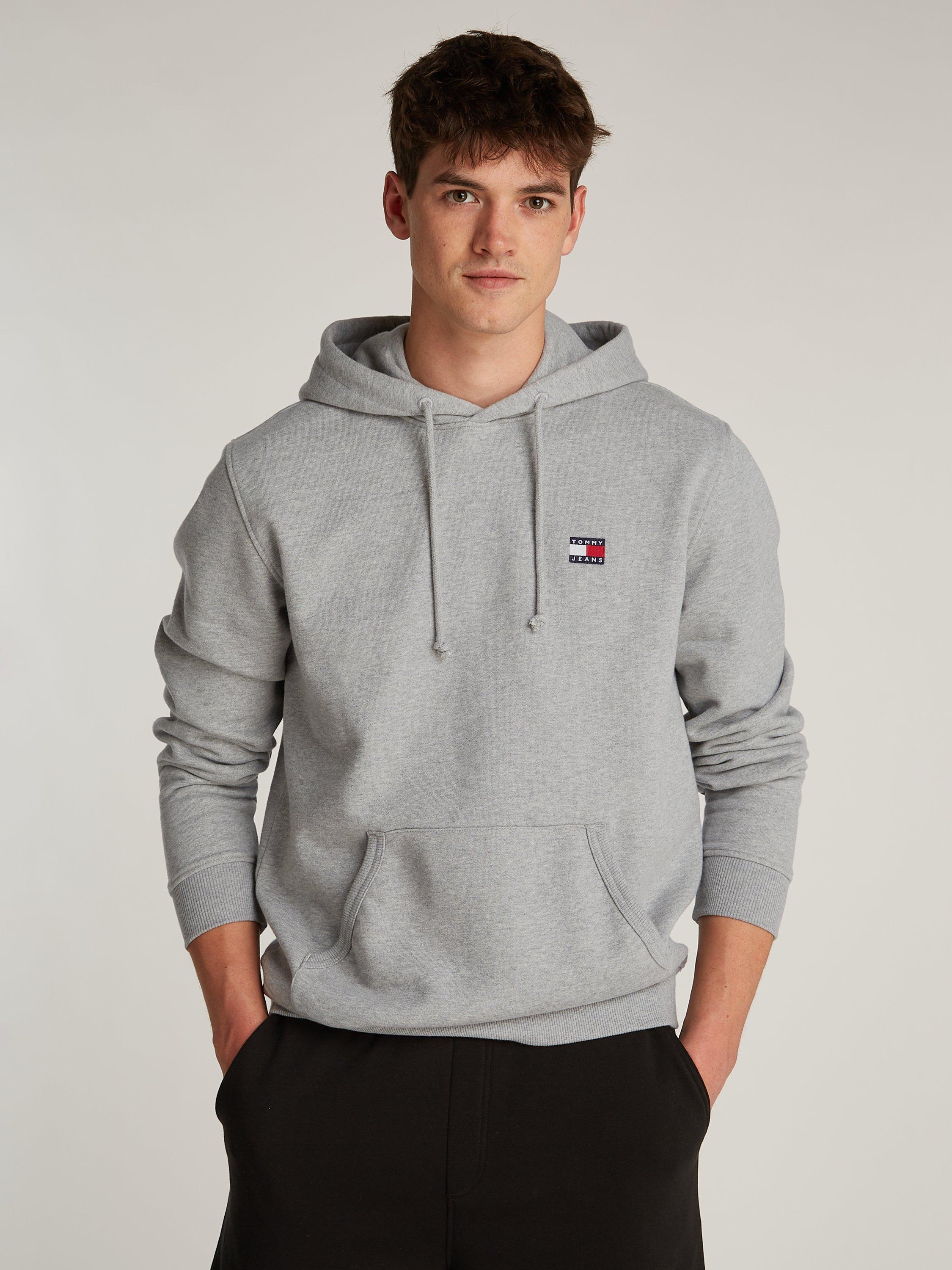 Product image 1 of 6, which shows Tommy Jeans Regular Fit Hoodie, Grey, L