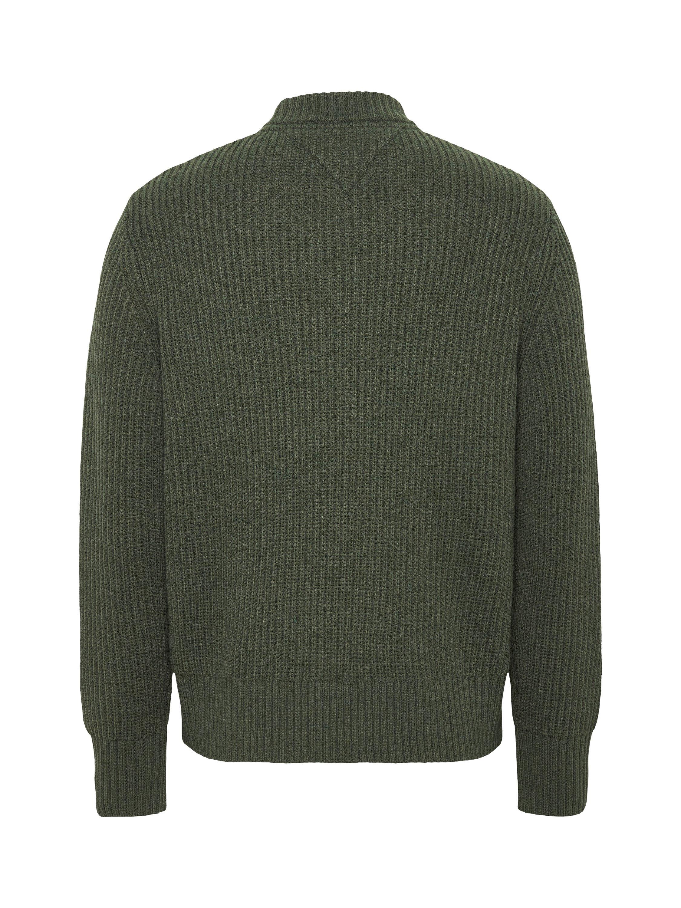 Product image 2 of 3, which shows Tommy Jeans Crewneck Sweater, Fatigue Green, S
