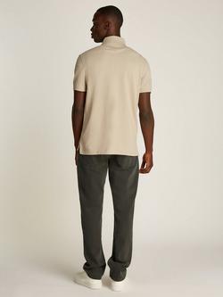 Tommy Hilfiger 1985 Cotton Blend Regular Fit Polo Shirt, Sandalwood - view 2, Sandalwood