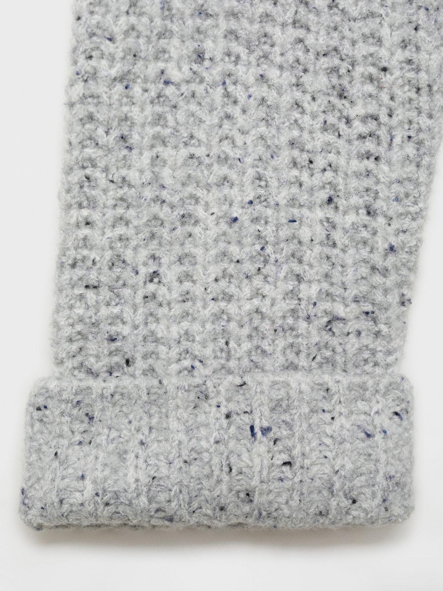 Product image 4 of 5, which shows Mango Kids' Skadi Jumper, Medium Grey, 7-8 years