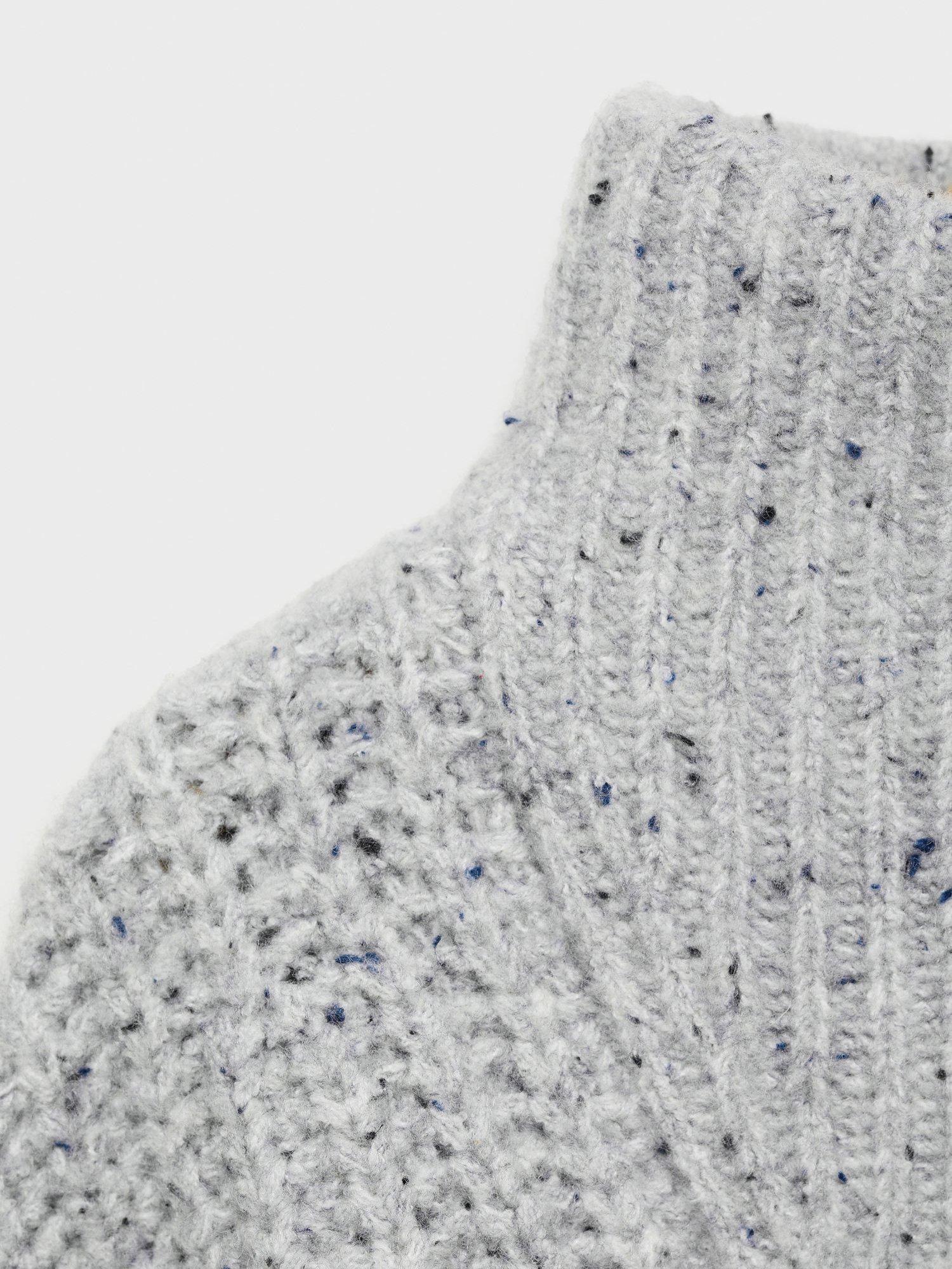 Product image 5 of 5, which shows Mango Kids' Skadi Jumper, Medium Grey, 7-8 years