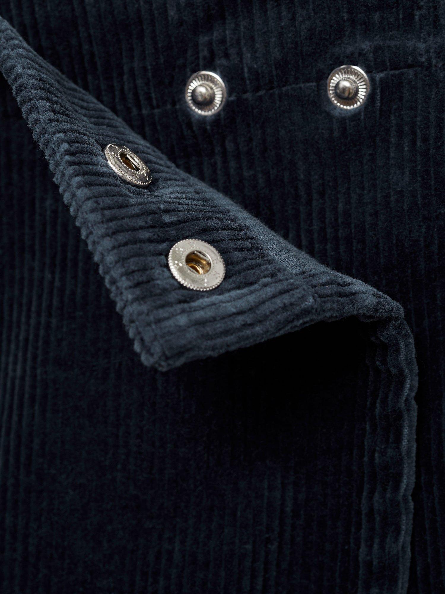 Product image 4 of 4, which shows Mango Kids' Sharon Shorts, Navy, 5-6 years
