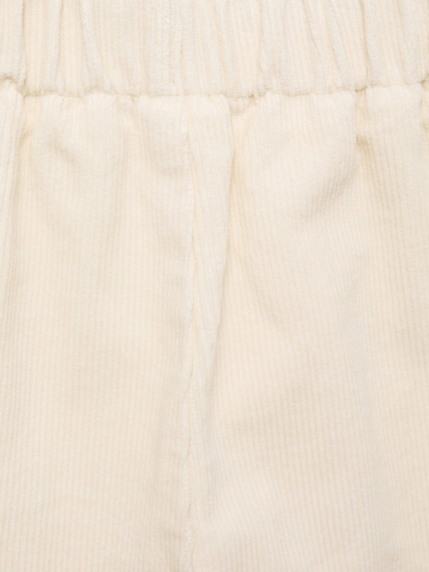 Product image 5 of 6, which shows Mango Kids' Liria Relaxed Fit Trousers, Light Beige, 7-8 years