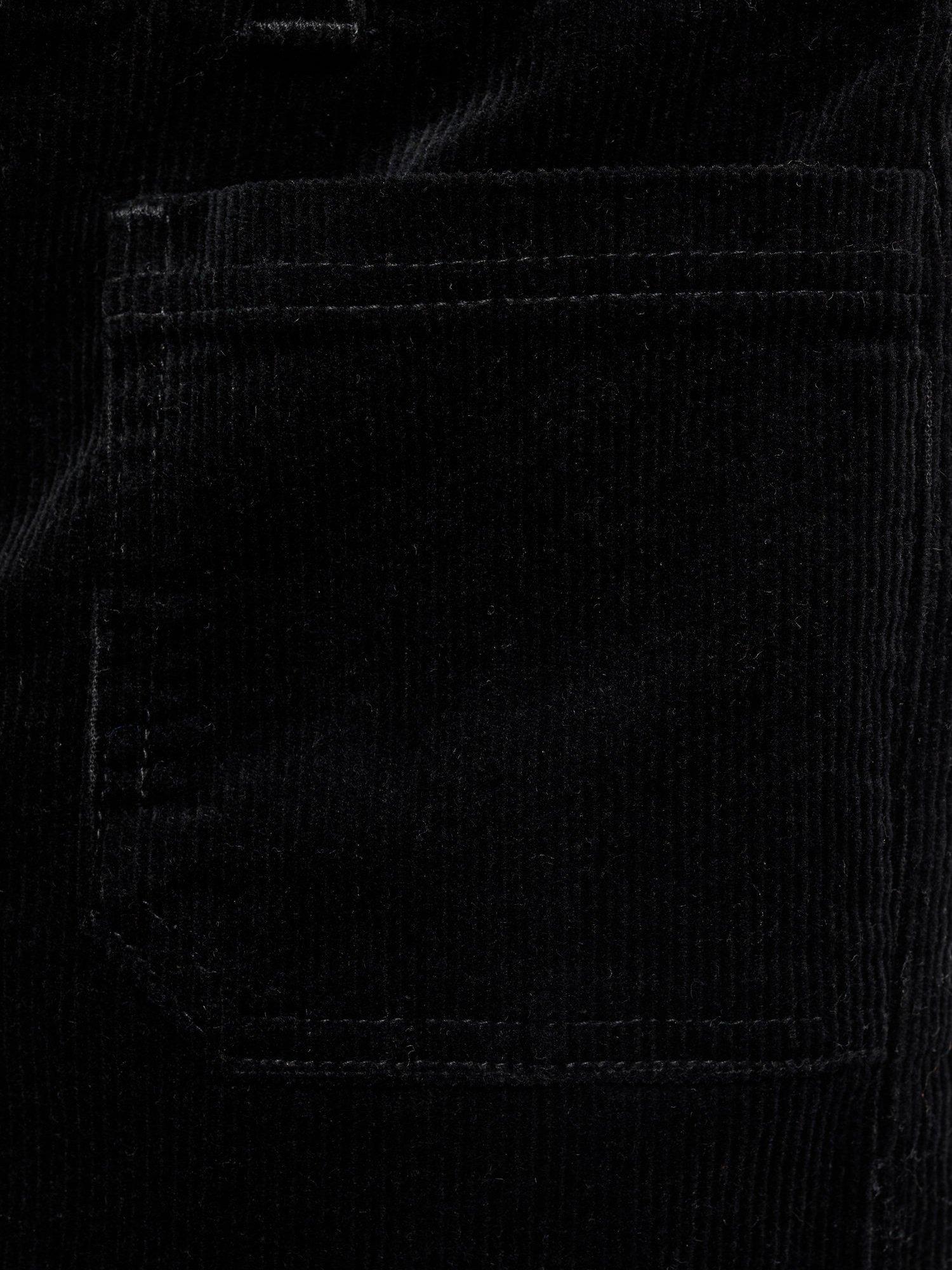 Product image 4 of 6, which shows Mango Kids' Pamela Straight Leg Cords, Black, 9 years