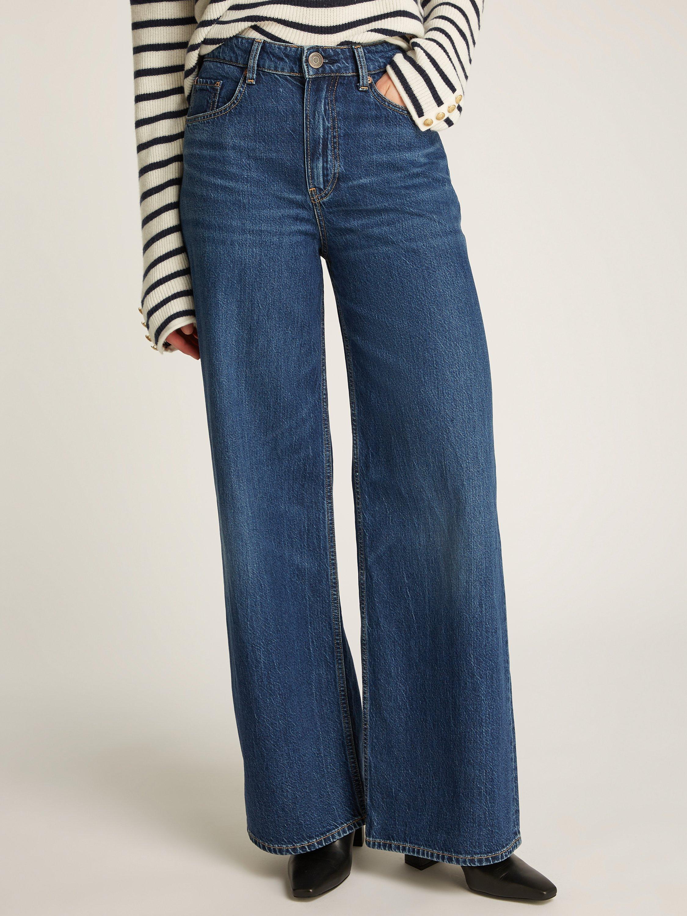 Tommy Hilfiger High Rise Wide Leg Jeans Lou