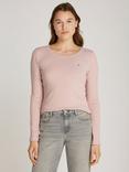 Tommy Hilfiger Slim Rib Top, Foggy Pink