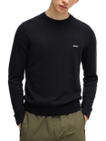 HUGO Cotton Modal Crew Neck Jumper