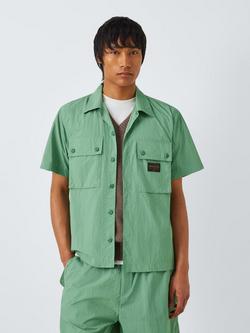 Deus ex Machina Nile Fatigue Button Shirt - view 2, Shale Green