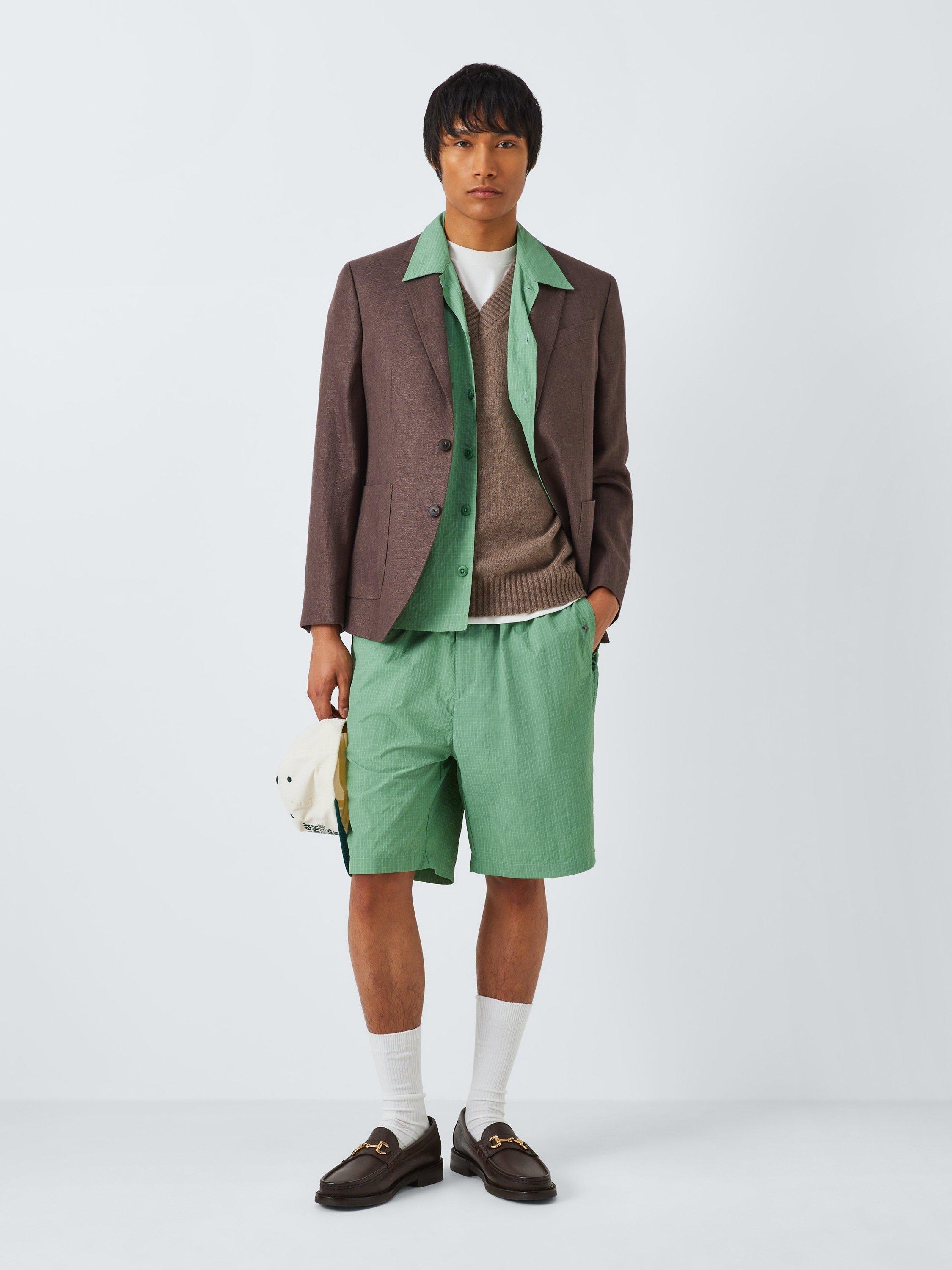 Product image 4 of 6, which shows Deus ex Machina Nile Fatigue Button Shirt, Shale Green, S