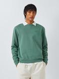 Deus ex Machina Shield Logo Crew Neck Top, Shale Green