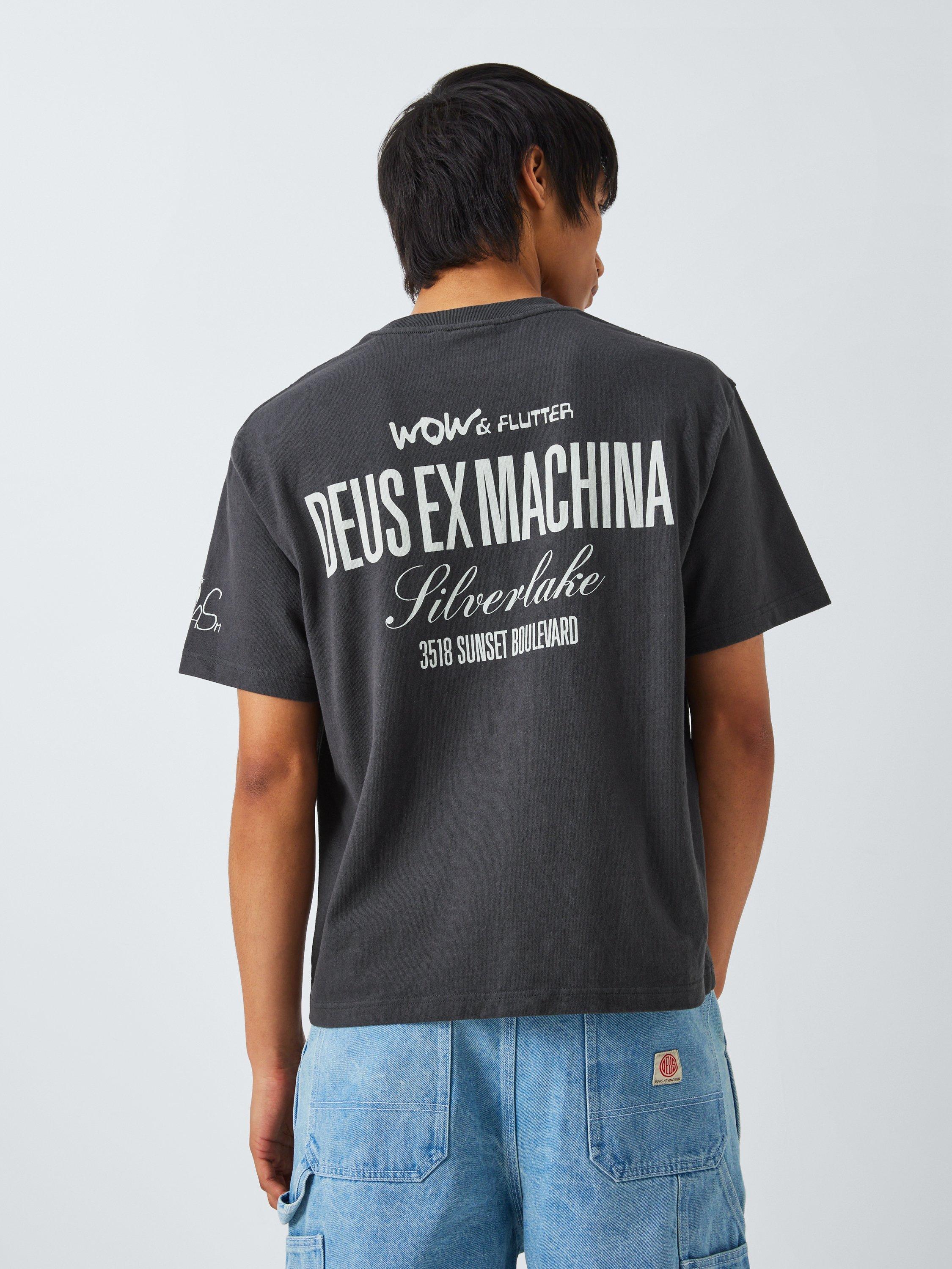 Product image 3 of 6, which shows Deus ex Machina  Sensory Overload Cotton Regular Fit Short Sleeve Graphic T-Shirt, Anthracite, S