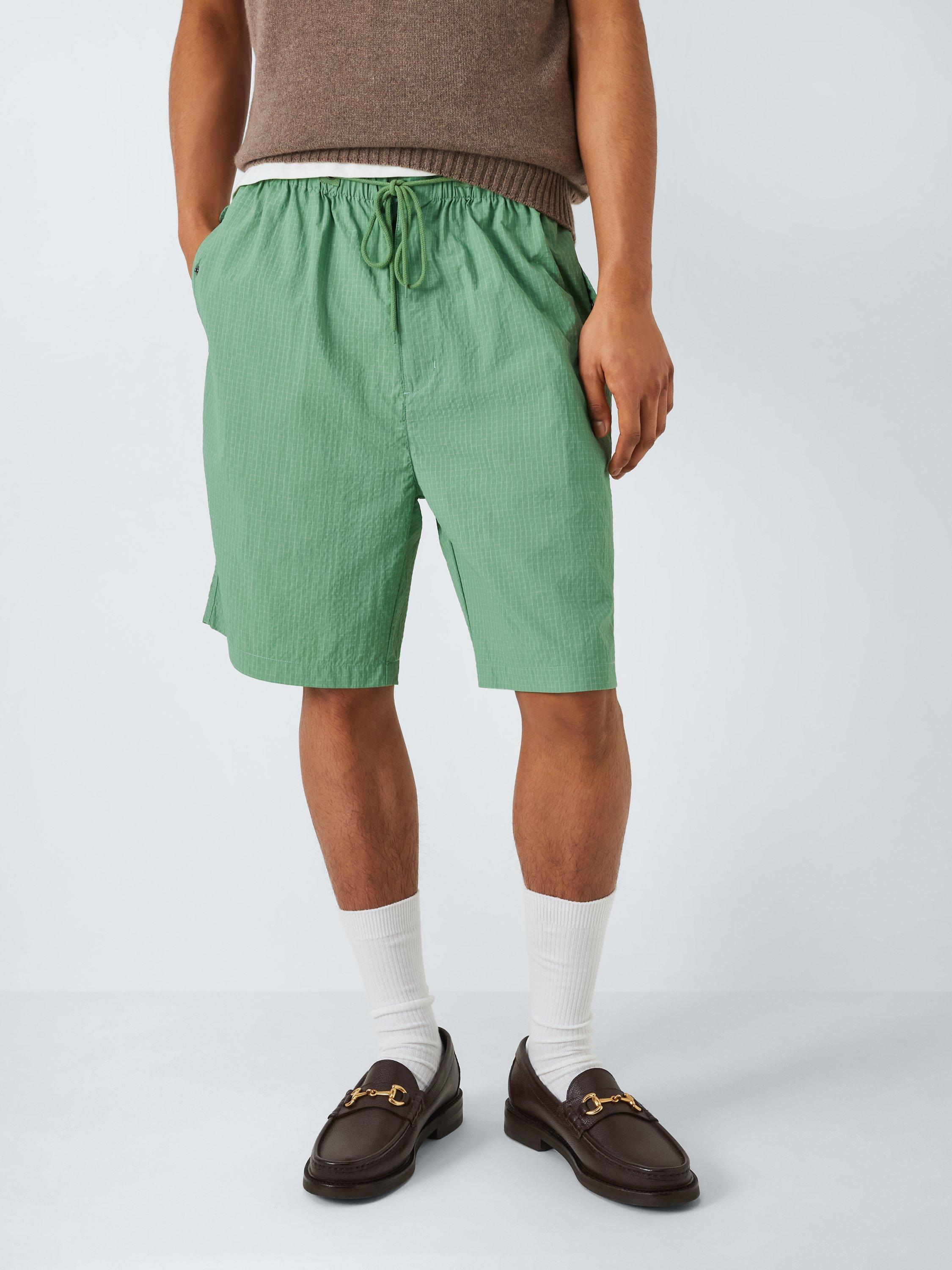Product image 2 of 6, which shows Deus ex Machina Remi Ripstop Parachute Shorts, Shale Green, M