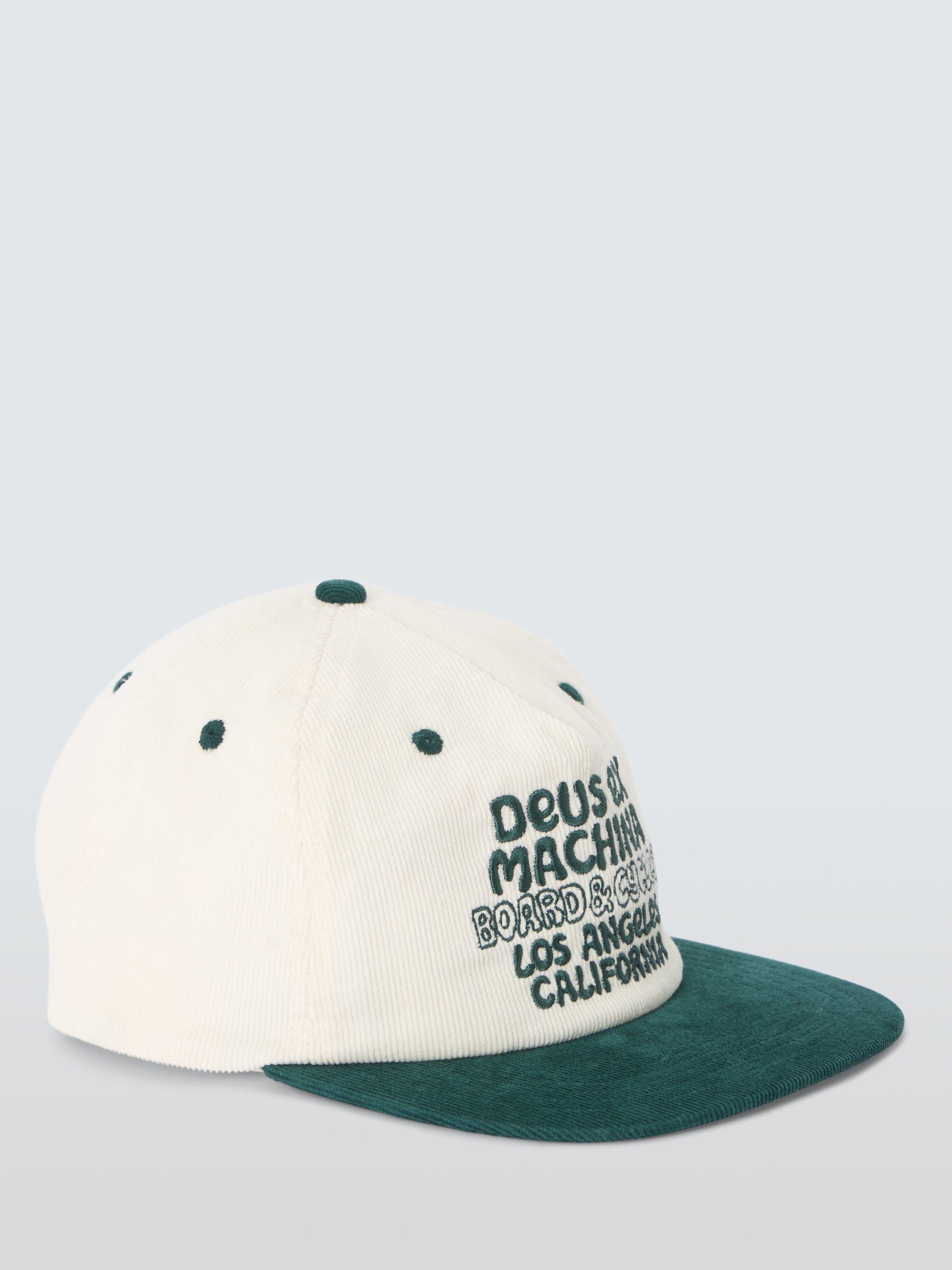 Deus ex Machina Squeak Cord Cap, Vintage White