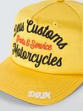 Deus ex Machina Cotton Blend Iota Trucker Hat, Golden Rod