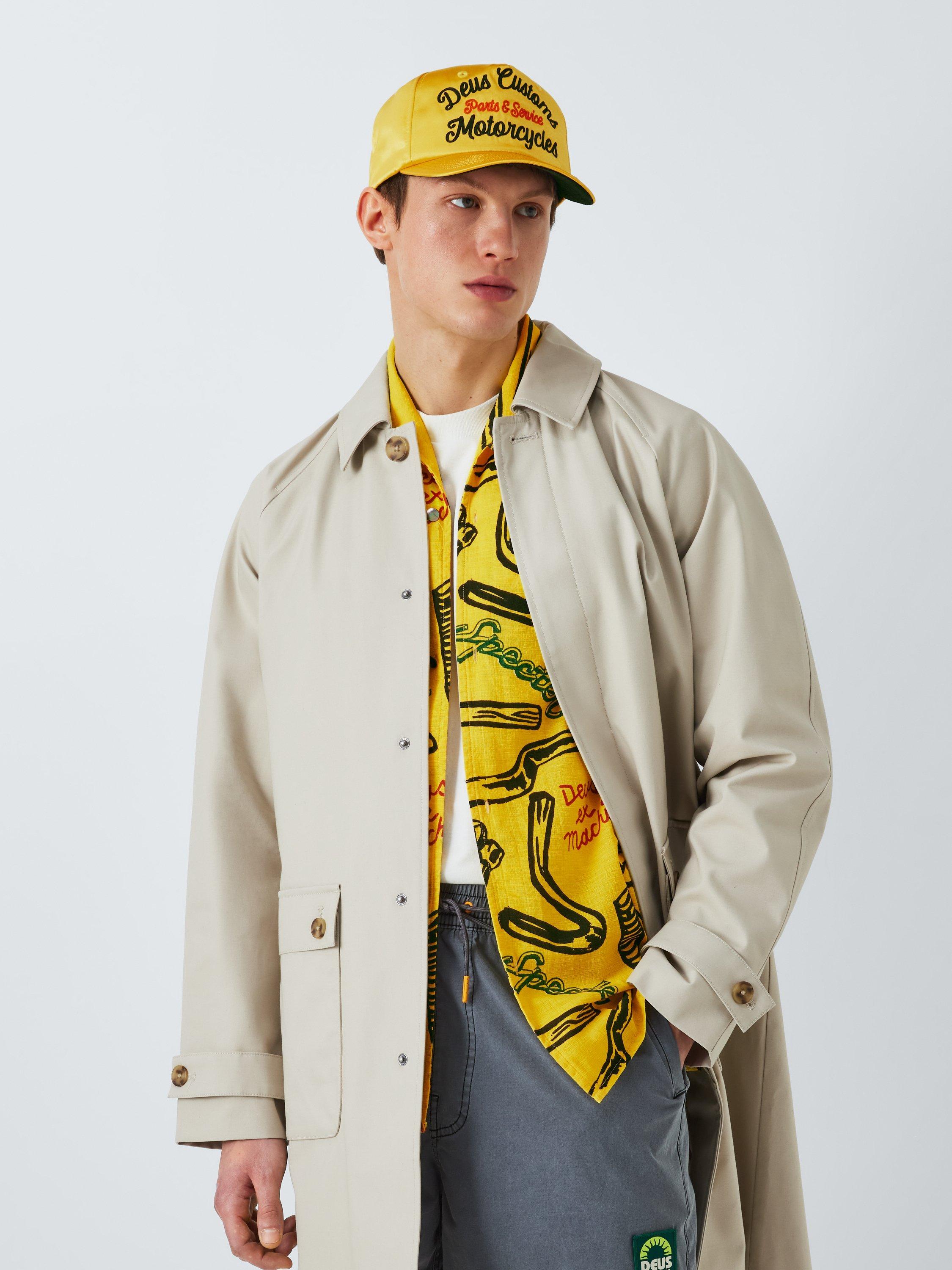 Deus ex Machina Cotton Blend Iota Trucker Hat, Golden Rod