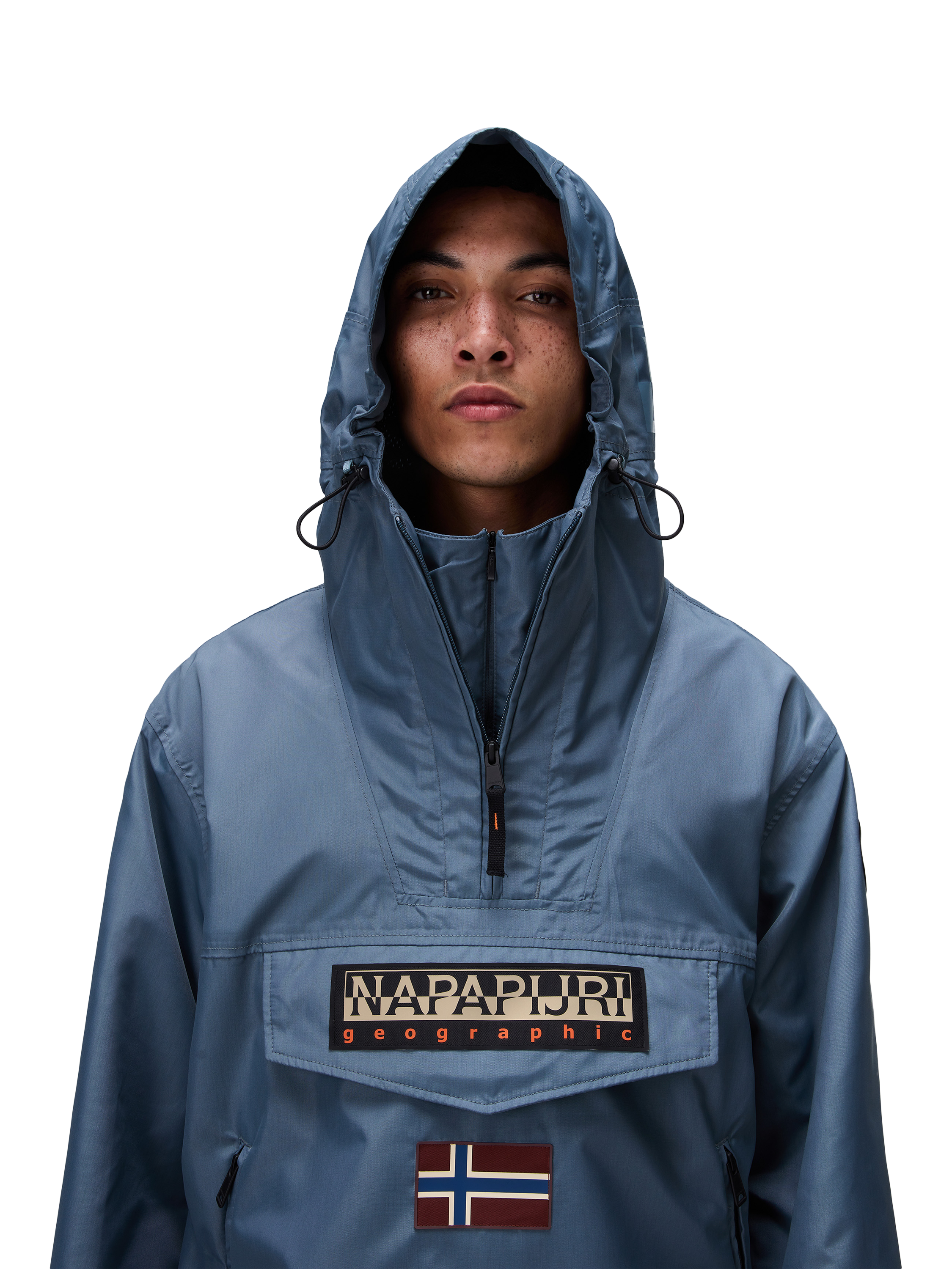 Product image 2 of 10, which shows Napapijri Rainforest Next Summer Waterproof Anorak, Stormy Weat, L