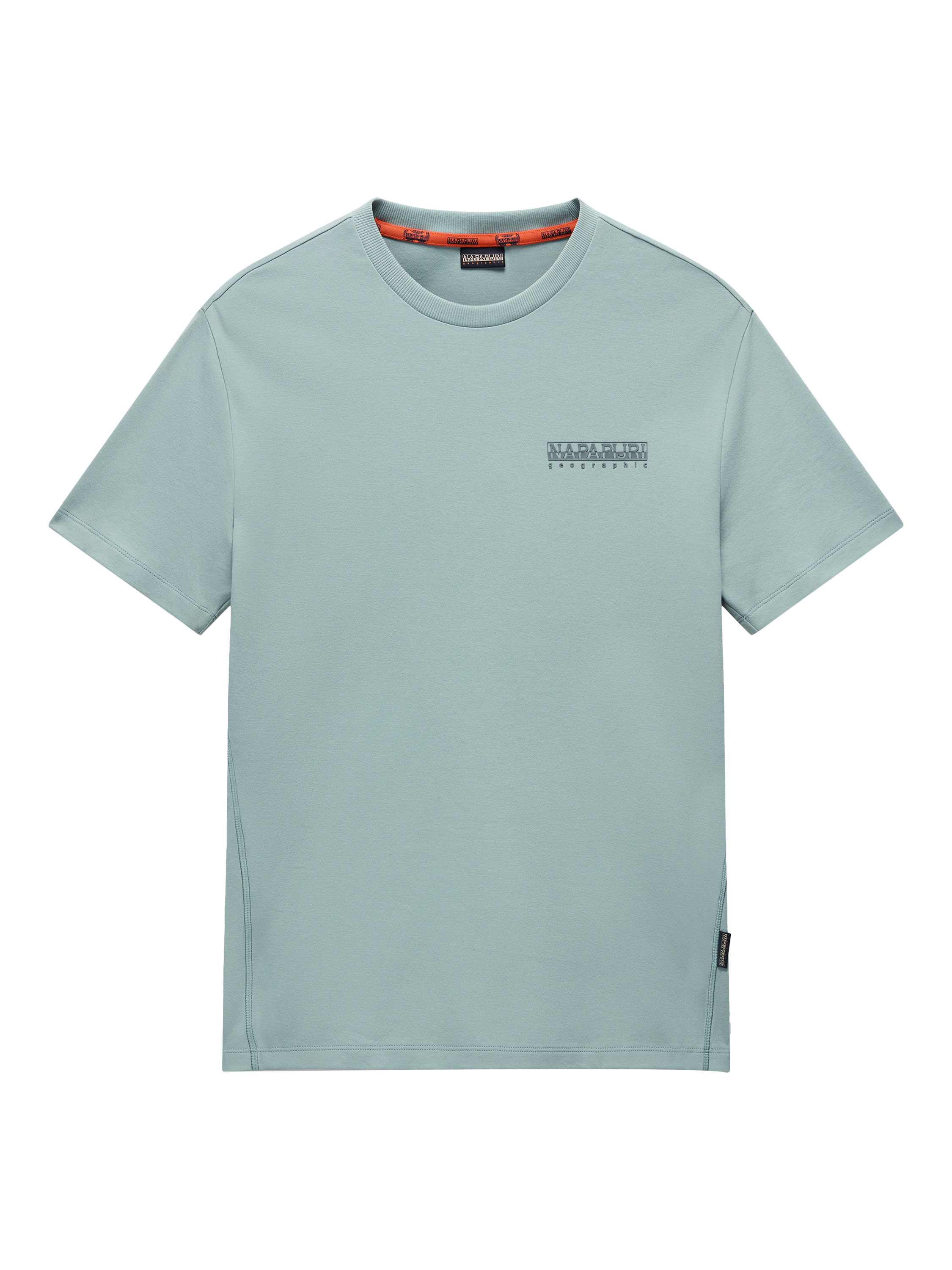 Napapijri Vanni Print Cotton Short Sleeve T-Shirt, Green Mil