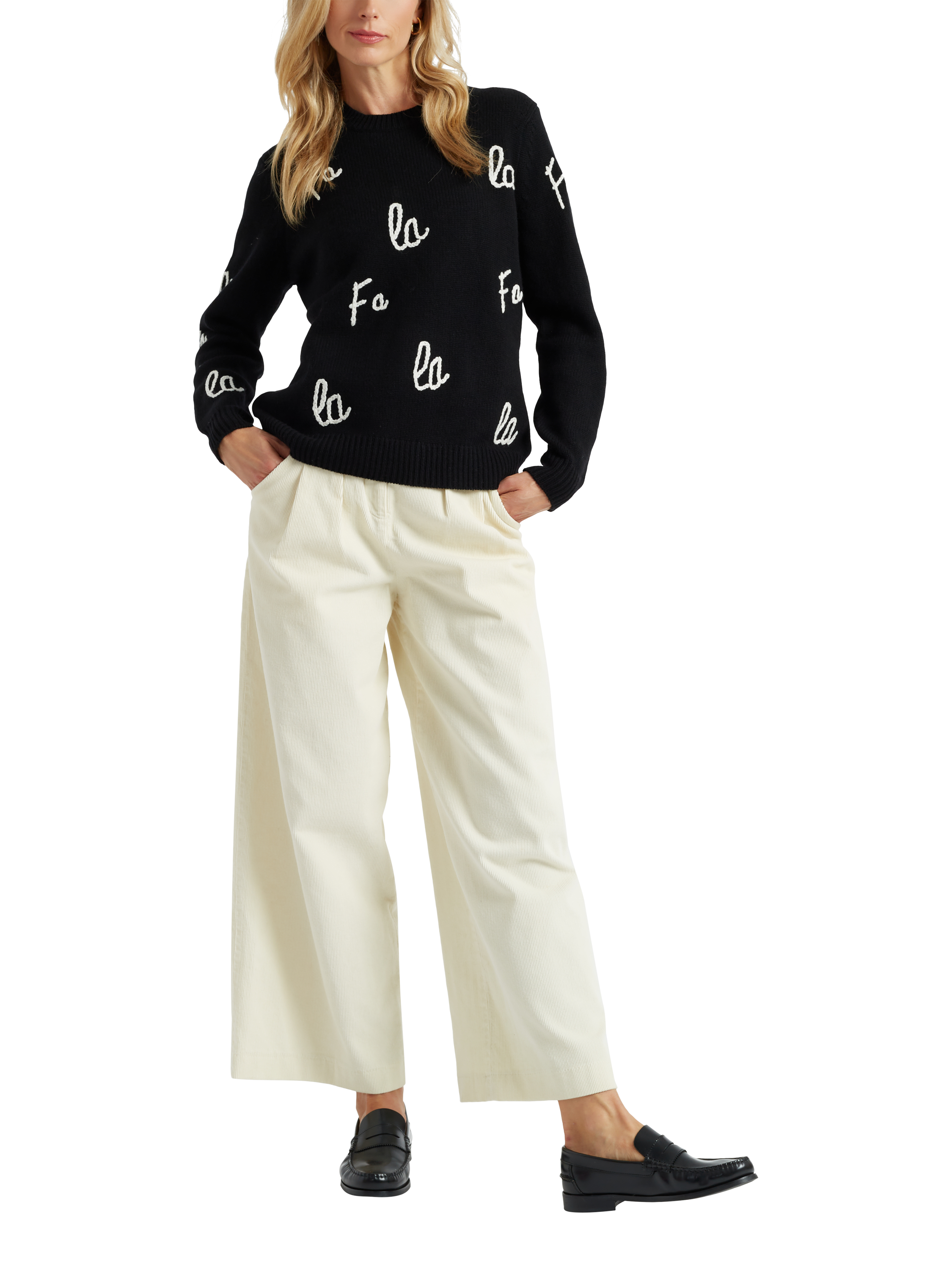 Chinti & Parker Fa La La Christmas Wool Rich Jumper