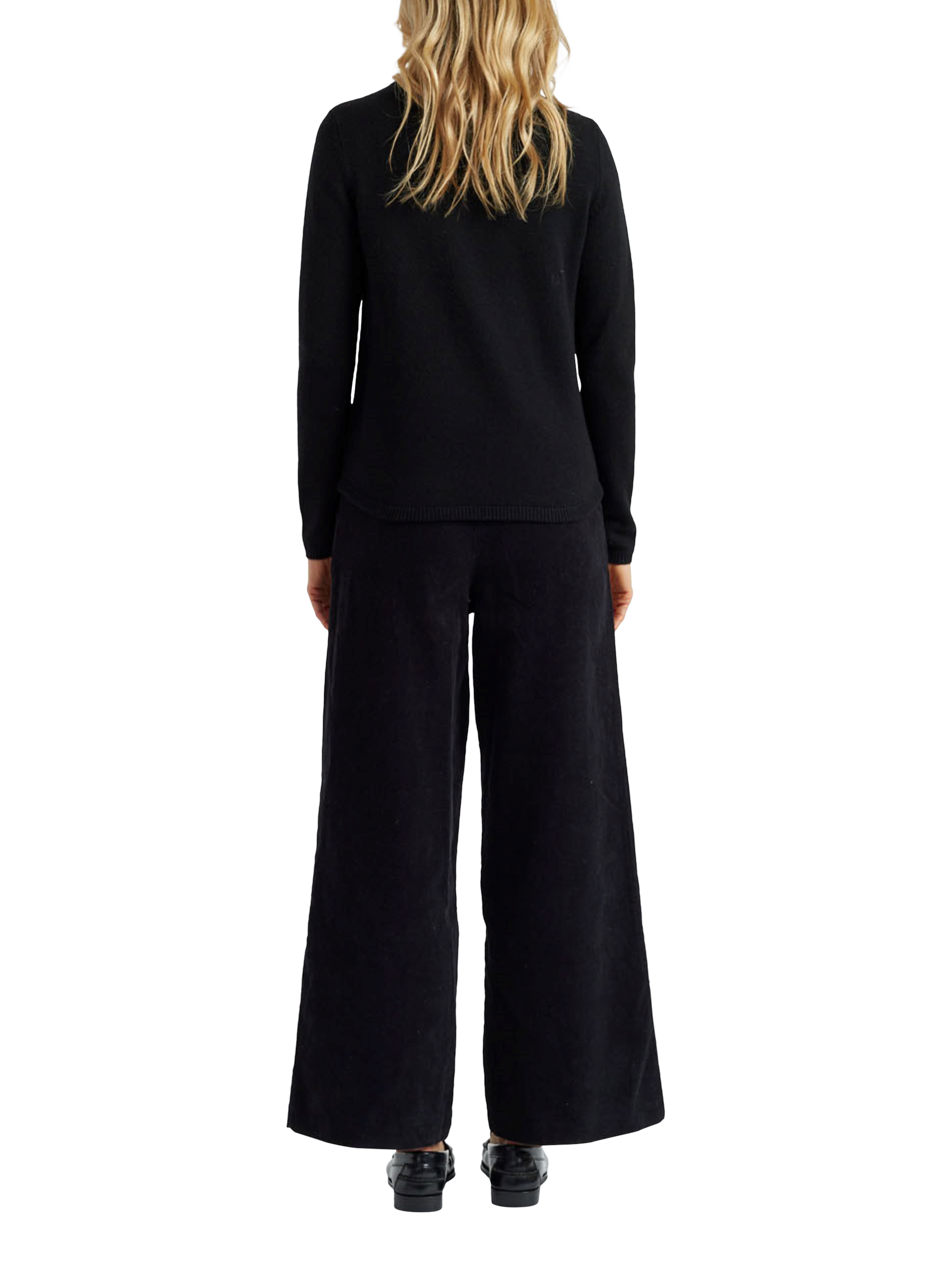 Product image 2 of 4, which shows Chinti & Parker One Pocket Wool Rich Jumper, Black, XS