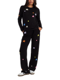 Chinti & Parker Stars Wool Rich Jumper, Black/Multi