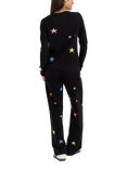Chinti & Parker Stars Wool Rich Jumper, Black/Multi