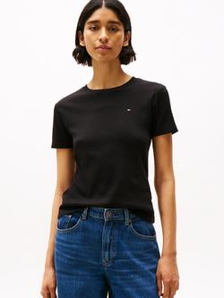 Tommy Hilfiger Slim Crew Neck T-Shirt, Black