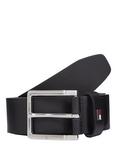 Tommy Hilfiger Adjustable Leather Belt, Black