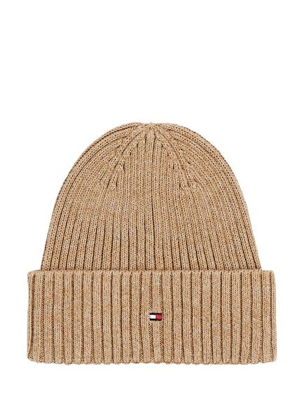 Tommy Hilfiger Cotton & Cashmere Beanie, Safari Canvas