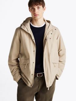 Tommy Hilfiger Hooded Packable Jacket, Sandalwood, Sandalwood