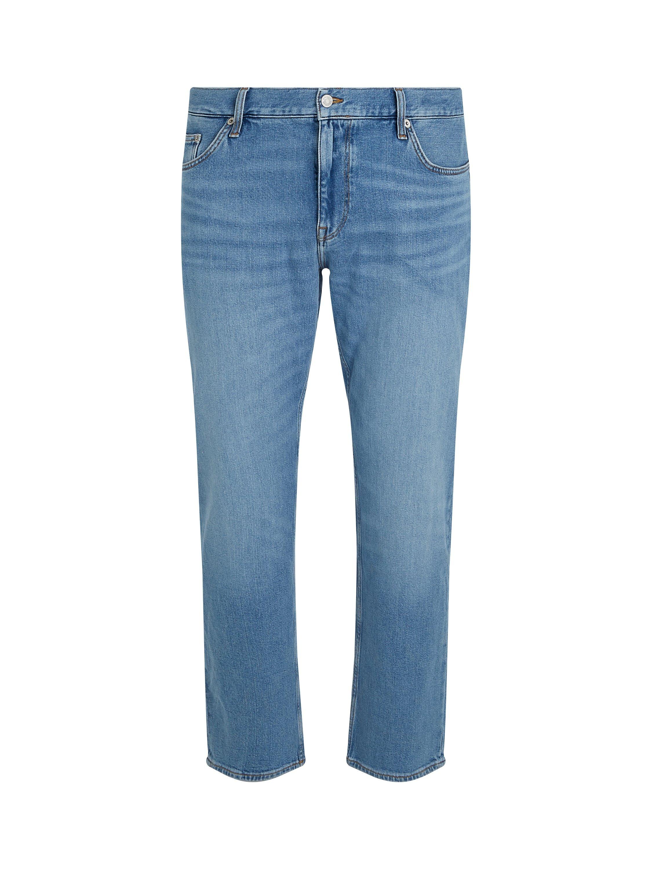 Product image 5 of 6, which shows Tommy Hilfiger Plus Madison Straight Fit Jeans, Mesa Blue, 40R