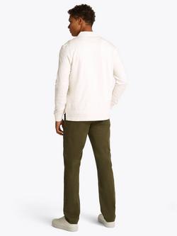 Tommy Hilfiger Long Sleeve Polo Shirt, Ivory Petal - view 2, Ivory Petal