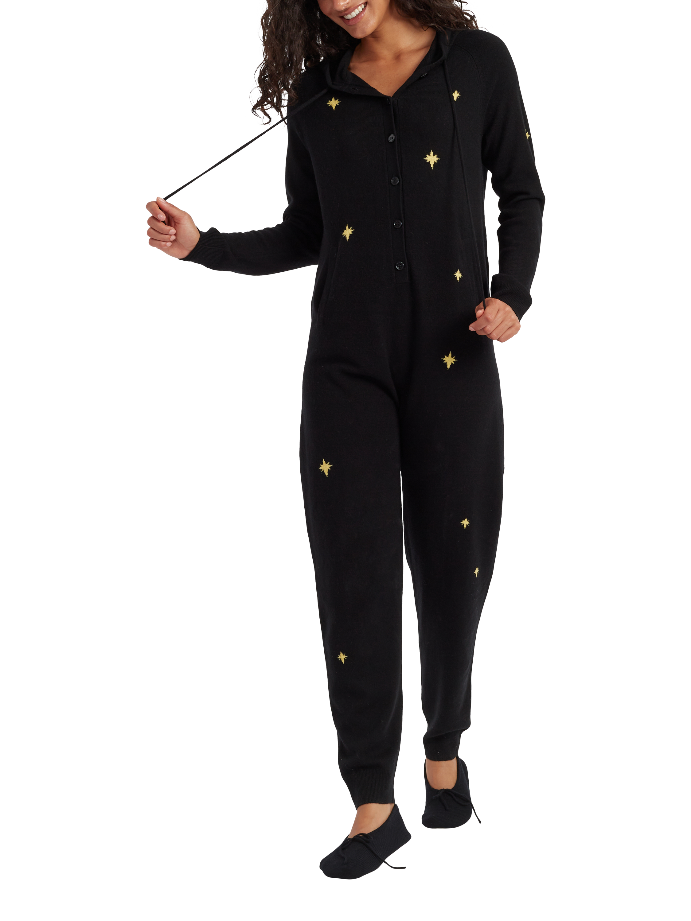 Chinti Parker Dreaming Snoopy Wool Rich Onesie Black Multi