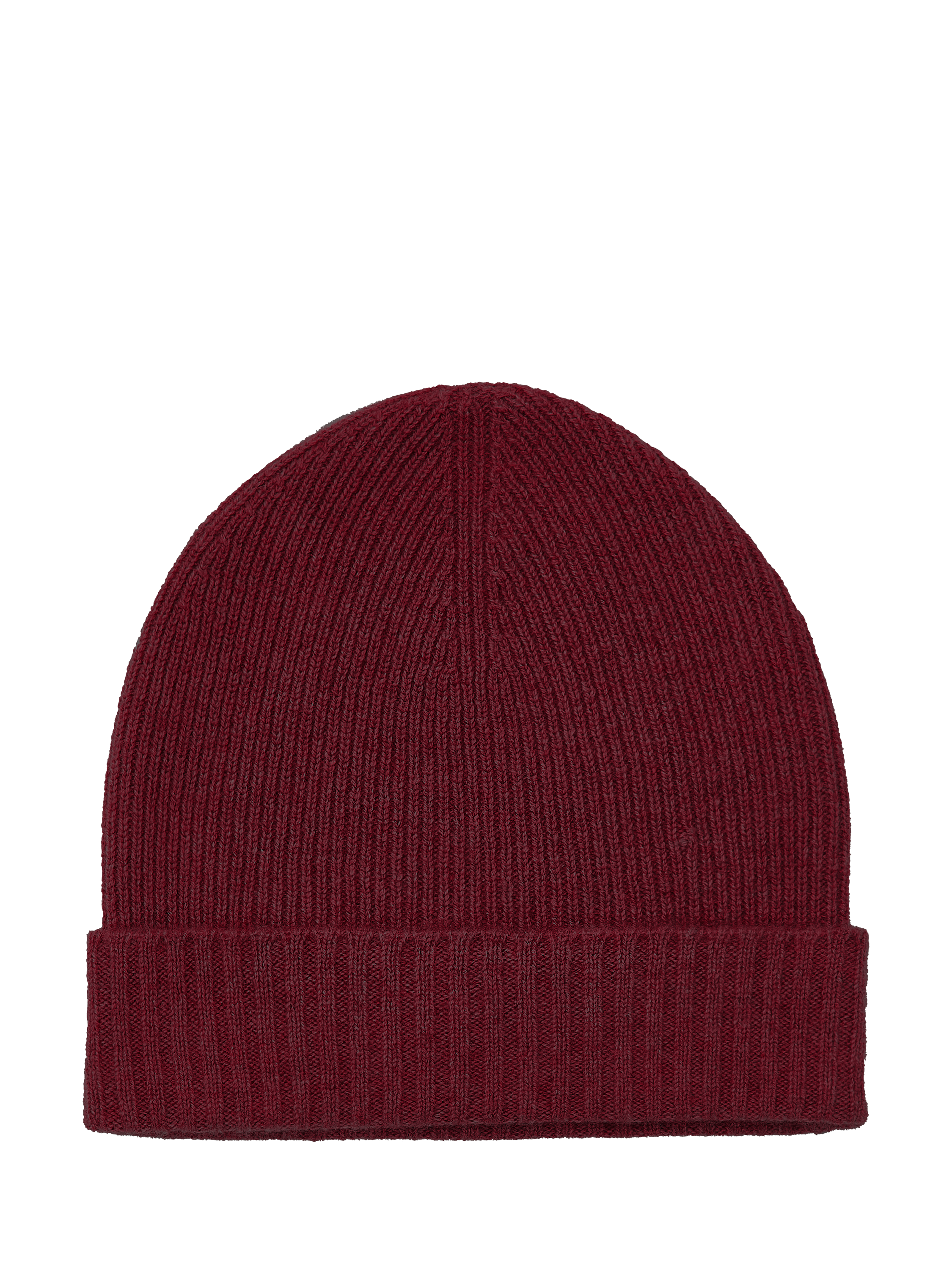 Chinti & Parker Pure Cashmere Beanie, Claret, One Size