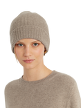 Chinti & Parker Cashmere Beanie, Soft Truffle