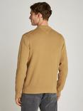 Tommy Hilfiger Herringbone Cotton Jumper, Safari Canvas